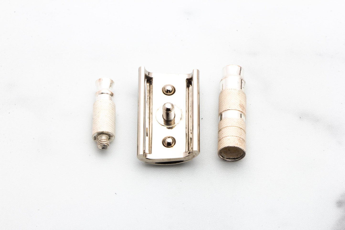 1960s Hoffritz Travel Slant Double Edge Razor Set | Original Condition