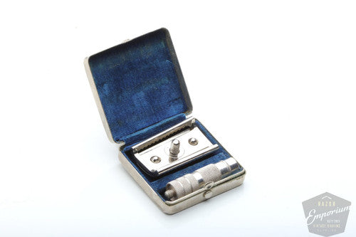 Hoffritz 1960s Travel Slant Double Edge Razor