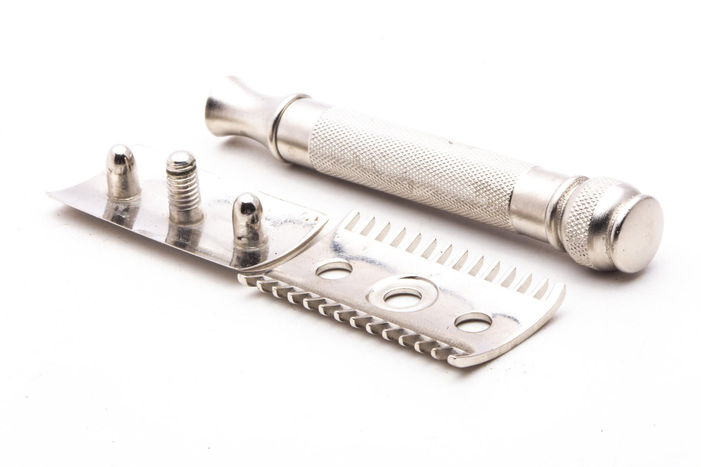 1918 Gillette Ball End Old Type Khaki Service Double Edge Razor Set | Original Condition