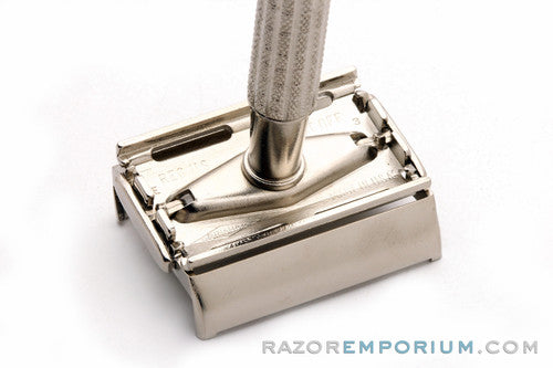 1959 Gillette Flare Tip Super Speed Safety Razor | Factory Nickel Revamp