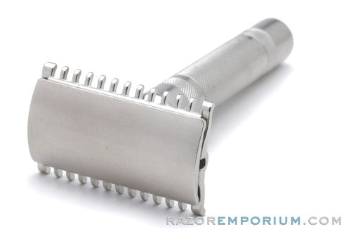 1930's Gillette NEW Short Comb DE Safety Razor | Factory Nickel Revamp