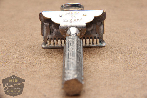 Ever-Ready 1912 Style Single Edge Safety Razor in Chrome Case