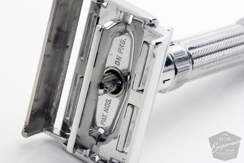 Gillette 1959 Fatboy Adjustable Double Edge * Rhodium Revamp