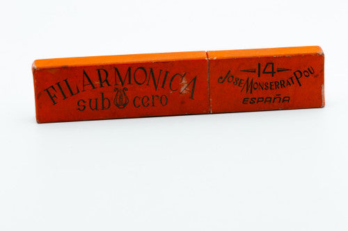7/8" Filarmonica Sub Cero #14 Straight Razor w/ Coffin & Original Scales | Spain