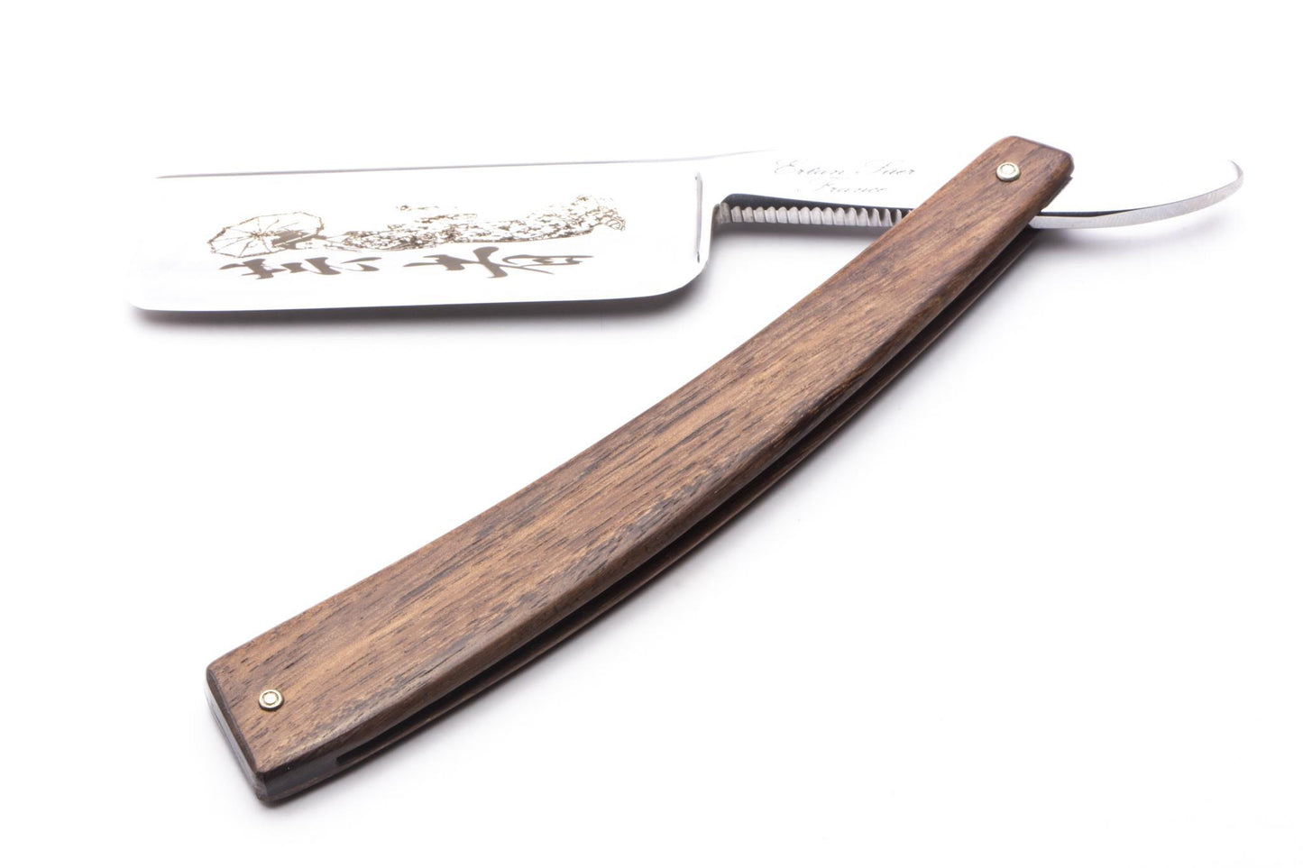 7/8" Ertan Süer Geisha Straight Razor | Eucalyptus Wood Scales
