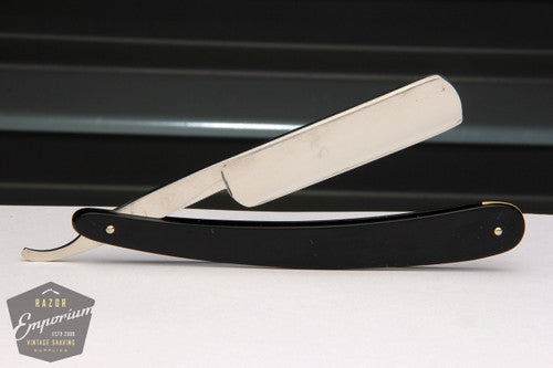 6/8" Geneva Cutlery Hollow Ground | USA w/ Black Scales