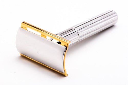 Gillette Fat Handle Tech DE Safety Razor | Prospector Edition