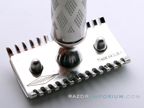 1922 Gillette New Improved "Monogrammed" DE Safety Razor | Nickel Revamp