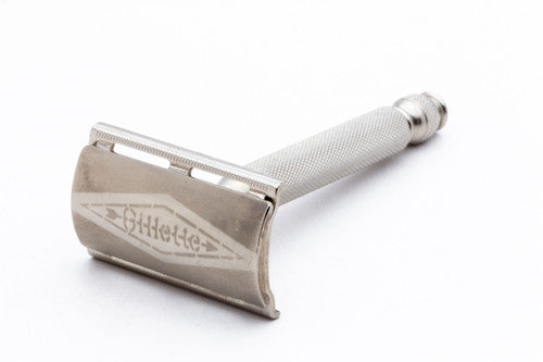 1956 Gillette Ball End Tech Razor | Electro Etched Logo B3