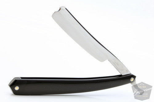 9/16'' Klas Tornblom Faux Frameback Black Diamond Acrylic Straight Razor