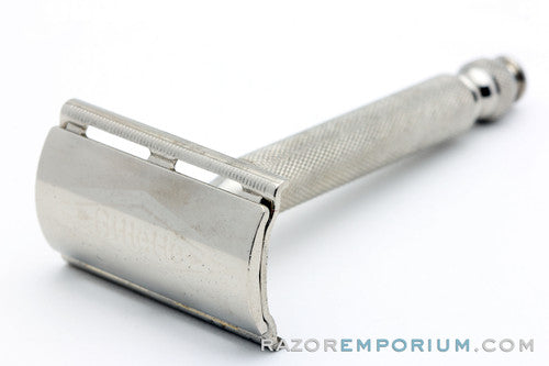 1957 Gillette Ball End Tech C4 DE Safety Razor