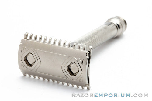 1930's Gillette Goodwill Double Edge Safety Razor | Factory Nickel Reavmp