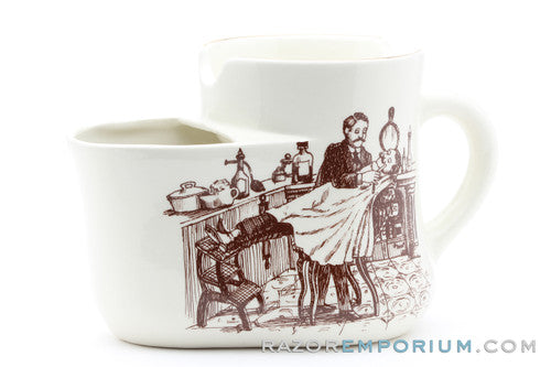 Burleigh Ironstone Staffordshire, England Shaving Scuttle