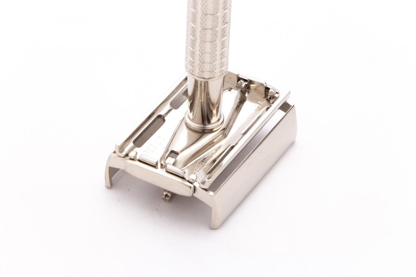 1955 A2 Gillette Flare Tip Super Speed Safety Razor | Factory Nickel Revamp