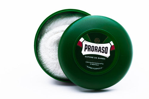 Proraso Shaving Soap | Green Refresh Menthol & Eucalyptus in Jar