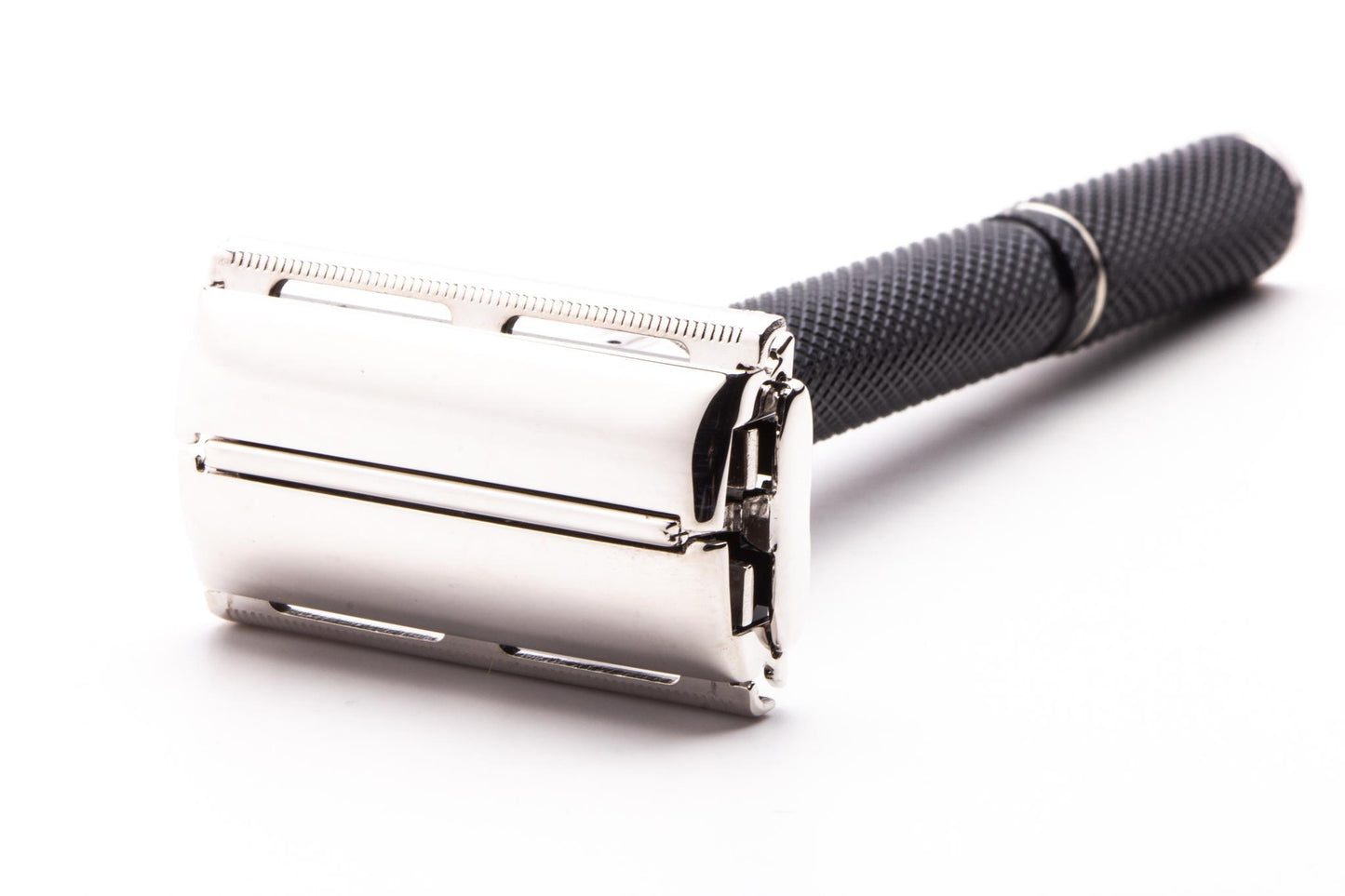 1986 G2 Gillette Super Adjustable "Black Beauty" Double Edge Safety Razor | Rhodium Revamp