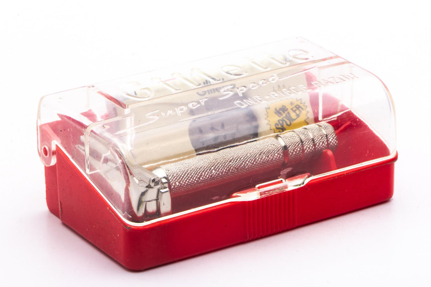 1953 Y3 Gillette Super Speed DE Safety Razor Set | Factory Nickel Revamp