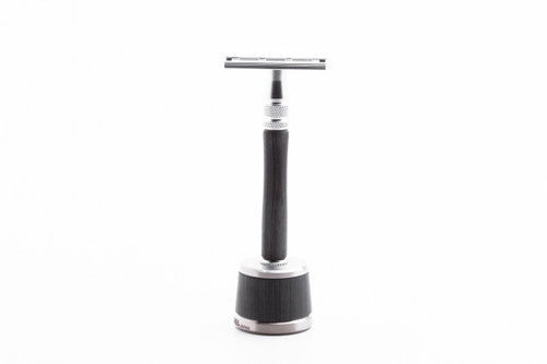 Feather Wood Handle Stainless Double Edge Razor