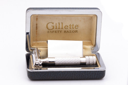 Gillette Aristocrat 髭剃り Jimmy G's Vintage 1946-47 Gillette Aristocrat Shave w/ Old
