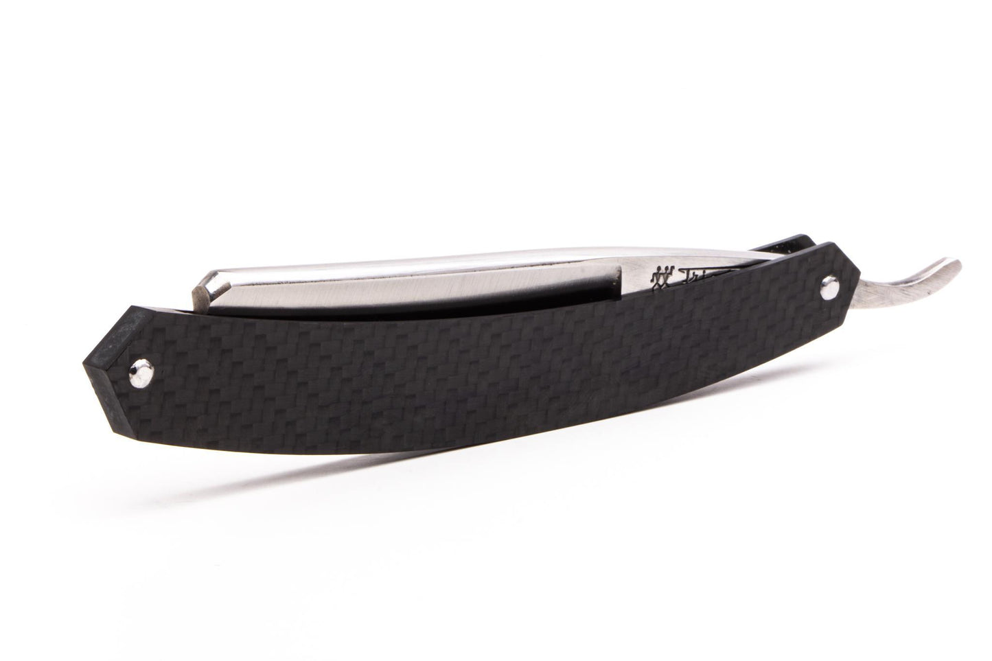 7/8" J.A Henckles Friodur Inox Stainless Steel Straight Razor | Carbon Fiber Scales