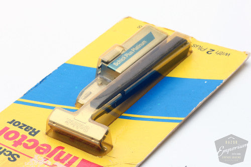 Schick 1980's NOS Injector Razor w Black Handle