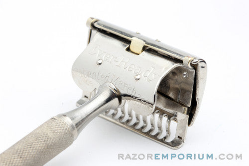 1930's Ever-Ready American Safety Razor Co. 1912 Style Single Edge Safety Razor in Black Leather Box