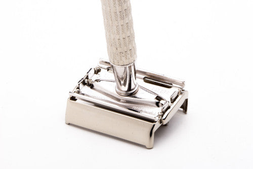 1957 C1 Gillette TTO Red Tip Heavy Super Speed Safety Razor | Factory Nickel Revamp
