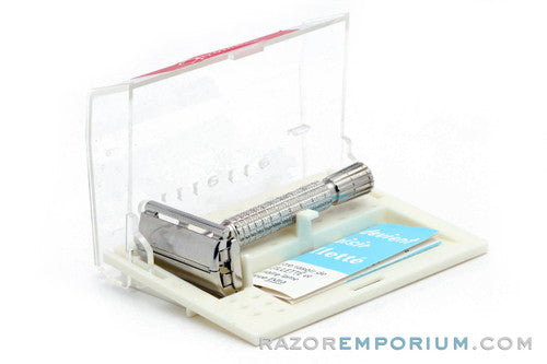 1960's Gillette Giromatic Flare Tip Rocket Safety Razor Set
