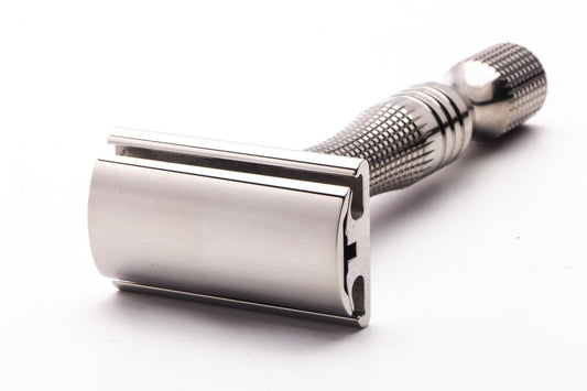 Timeless Razor | Titanium .68mm Baseplate with Crown Design Handle | Pre-Owned
