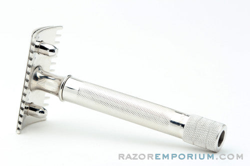 1906 Gillette Old Type Single Ring DE Safety Razor Nickel Revamp