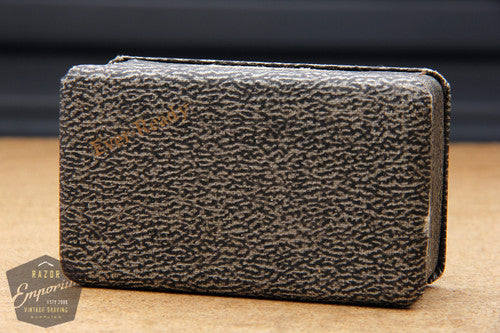 Ever Ready 1912 Style Single Edge Safety Razor in Gray Leather Box