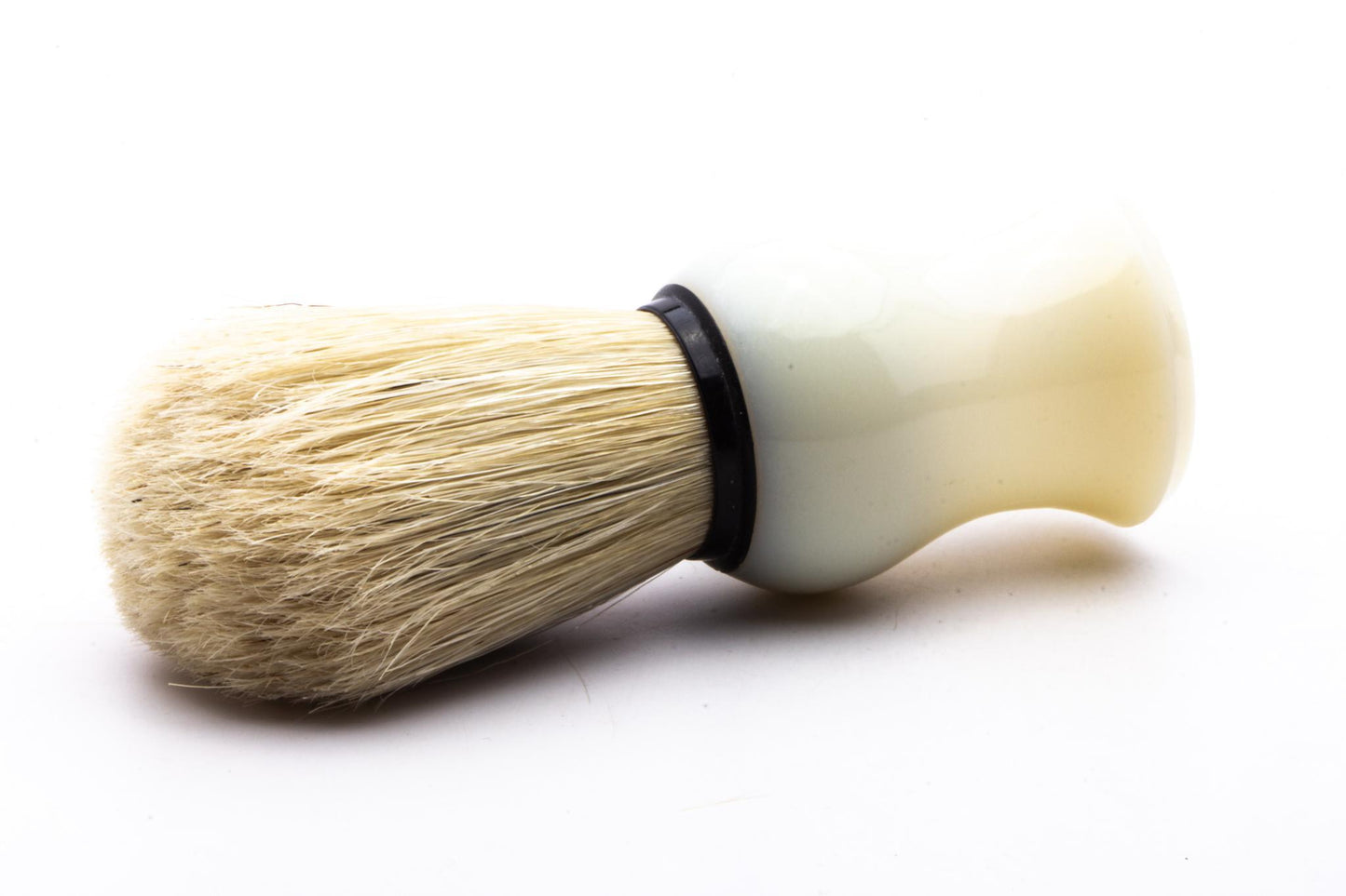 Omega | Model 10066 White Handle Boar Shaving Brush
