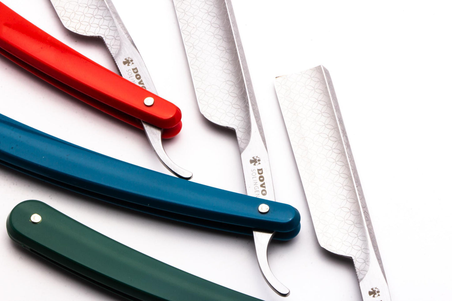 DOVO | 5'8" Dovo Solingen Red Runde Sache Straight Razor