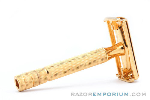 1947-51 Gillette TTO Milord Safety Razor 24K Gold Revamp