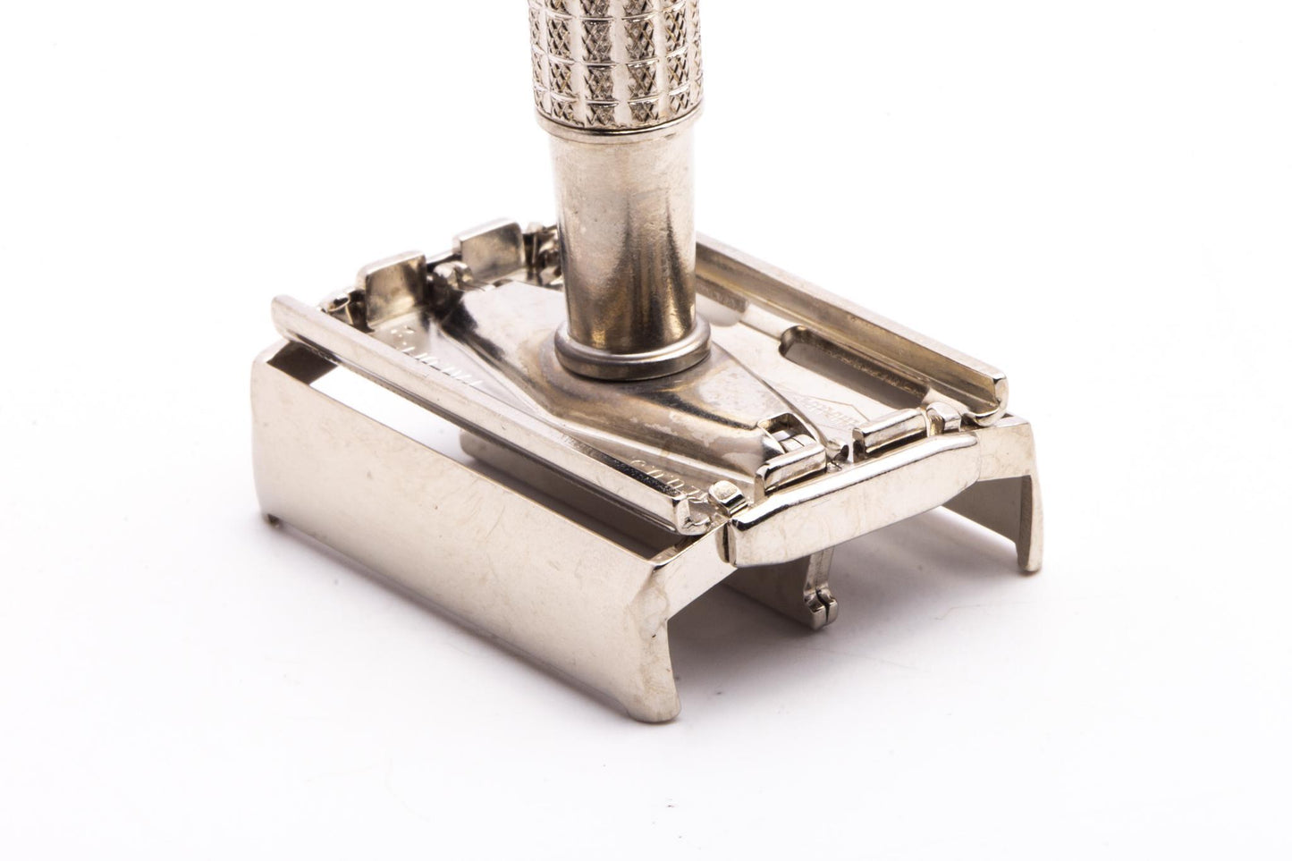 1954 Z2 Gillette Flare Tip Super Speed Safety Razor | Factory Nickel Revamp