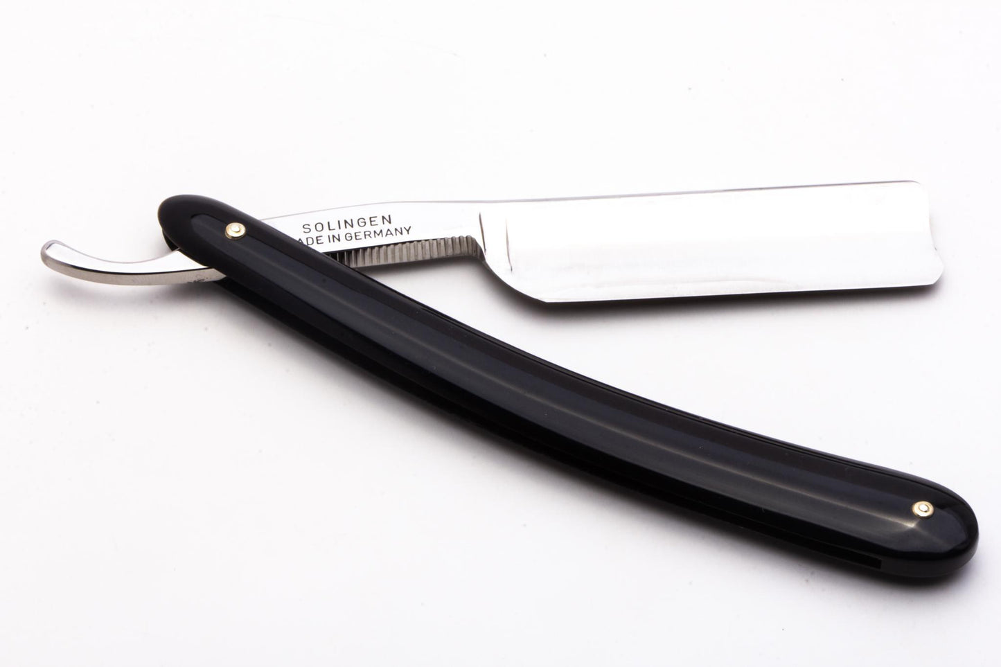 6/8" Ralf Aust Spanish Tip Hollow Ground Straight Razor With Jimps | Acrylic Scales