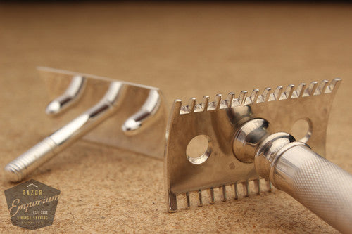 Gillette 1904 Double Ring Old Type * Silver REVAMPED