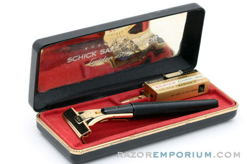 1960's Schick Golden 500 Injector Safety Razor