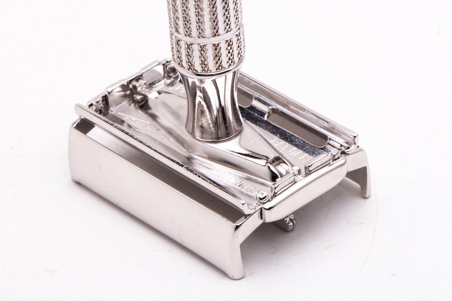 1944-1946 Gillette Aristocrat Double Edge Safety Razor Set | Rhodium Revamp