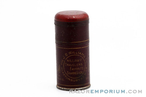 1900's JB Williams Shaving Stick Canister