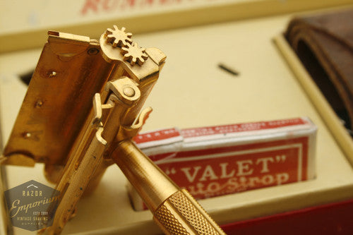 Valet Auto Strop Razor Set in Cardboard box