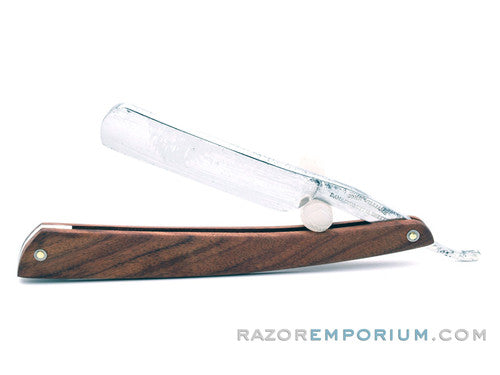 5/8" John Williams "Damascus Steel" Straight Razor w/ Cocobello Wood | Sheffield