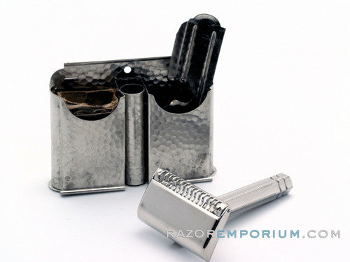 Ever-Ready 1912 Style Single Edge Safety Razor w/ Metal Wall Hanger