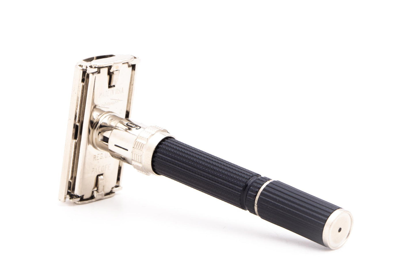 1970 P3 Gillette Super Adjustable 84 TTO Double Edge Safety Razor | Factory Nickel Revamp
