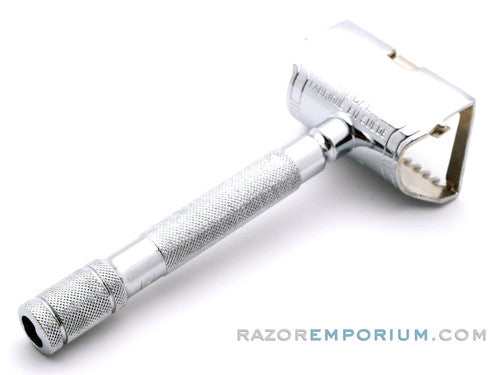 1920's C.V. Heljestrand Stainless Steel Single Edge Razor | Eskilstuna, Sweden