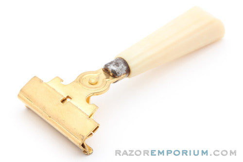 1950's Eversharp Schick Gold and Cream Injector Razor