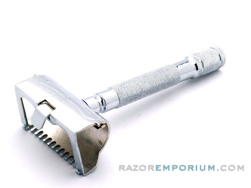 1920's C.V. Heljestrand Stainless Steel Single Edge Razor | Eskilstuna, Sweden