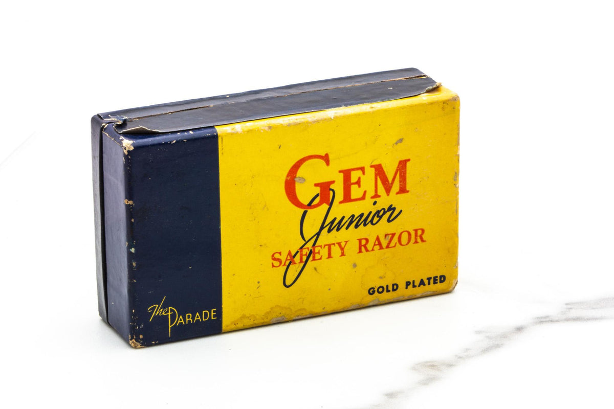 1940's Gem Junior Single Edge Safety Razor Set | Original Condition