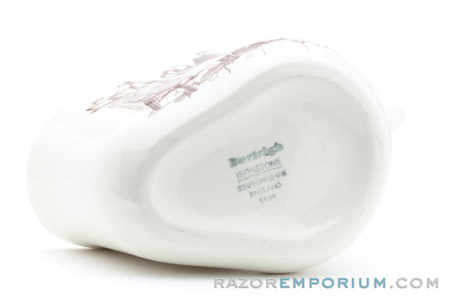 Burleigh Ironstone Staffordshire, England Shaving Scuttle
