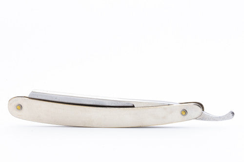 5/8" Shave Ready Original Metal Scales Straight Razor
